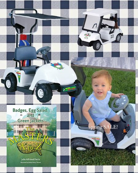 The Masters Golf favorites! 

This ride on is Will’s favorite! It’s so much fun! 

#golfing #golf #golftoy #themasters 

#LTKfamily #LTKActive #LTKkids