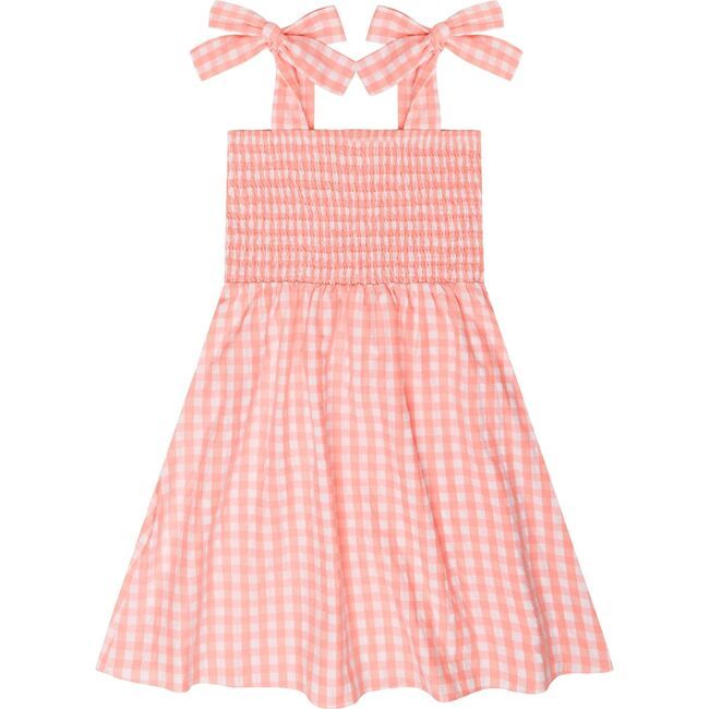Positano Dress, Peach Pink | Maisonette