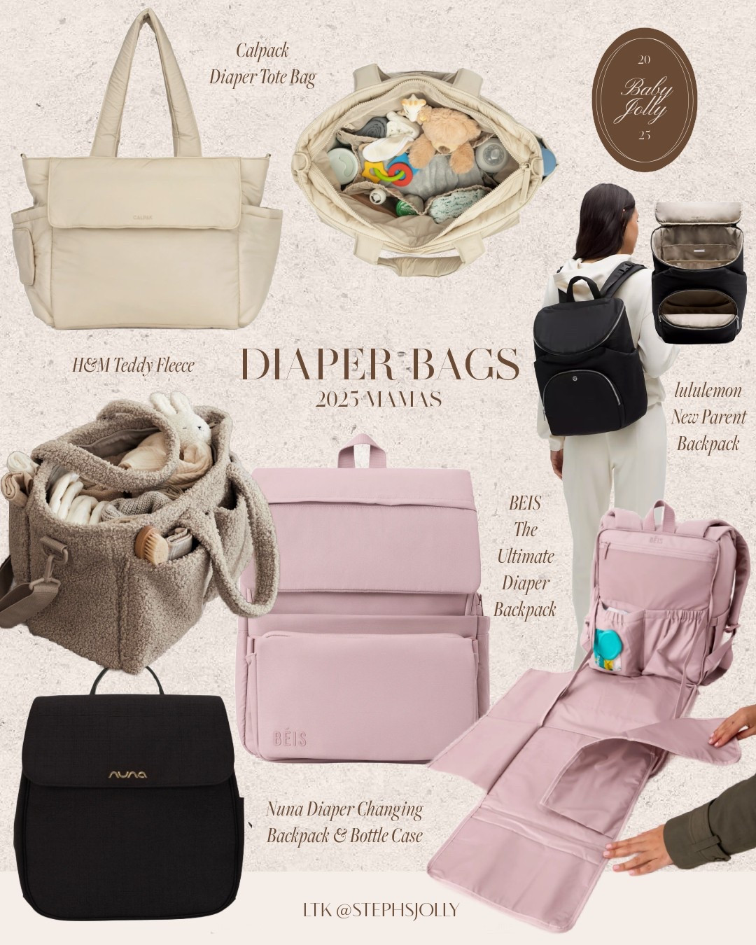 Diaper bags 2025 mamas 

#LTKBump #LTKBaby