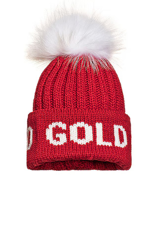Goldbergh Hodd Faux Fur Beanie in Flame from Revolve.com | Revolve Clothing (Global)