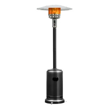 Mainstays 48,000 BTU Propane Gas Outdoor Freestanding Patio Heater , Black Powder Coat Finish - W... | Walmart (US)