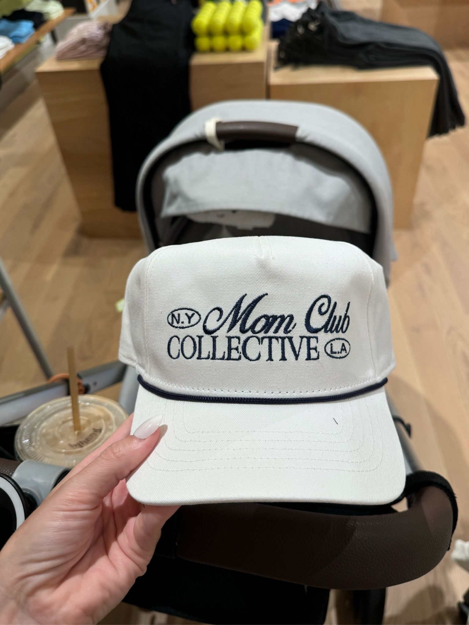 Mom club hat // Anthropologie finds ☁️✨

#LTKBaby #LTKSummerSales #LTKBump