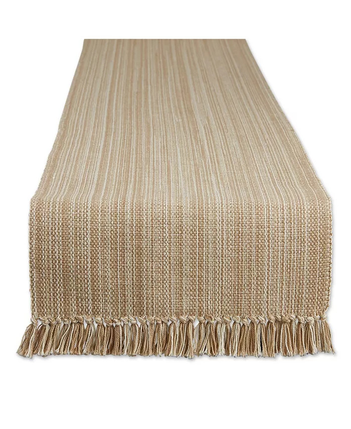 Variegated Fringe Table Runner | Macy's