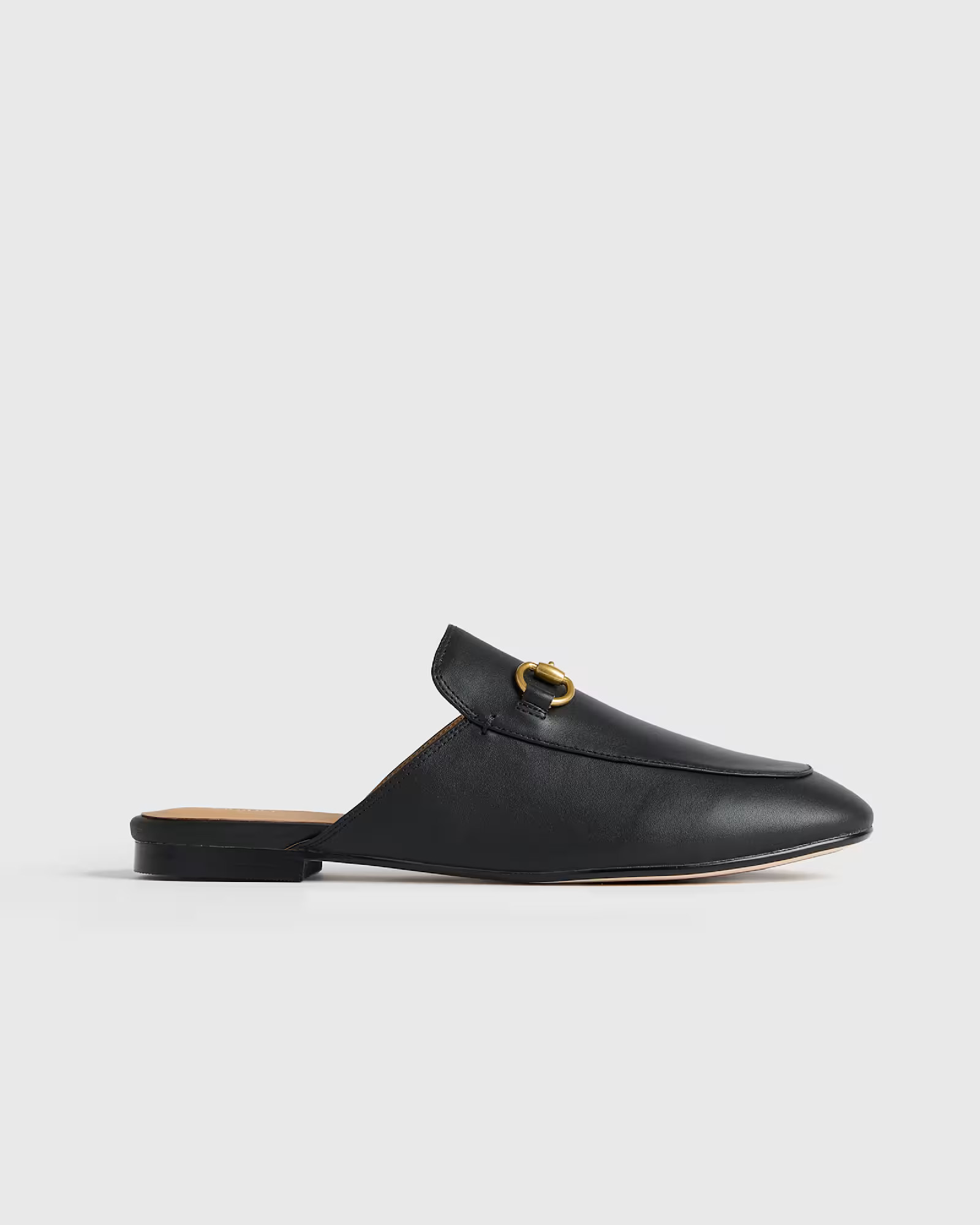 Italian Leather Horsebit Loafer Mule | Quince