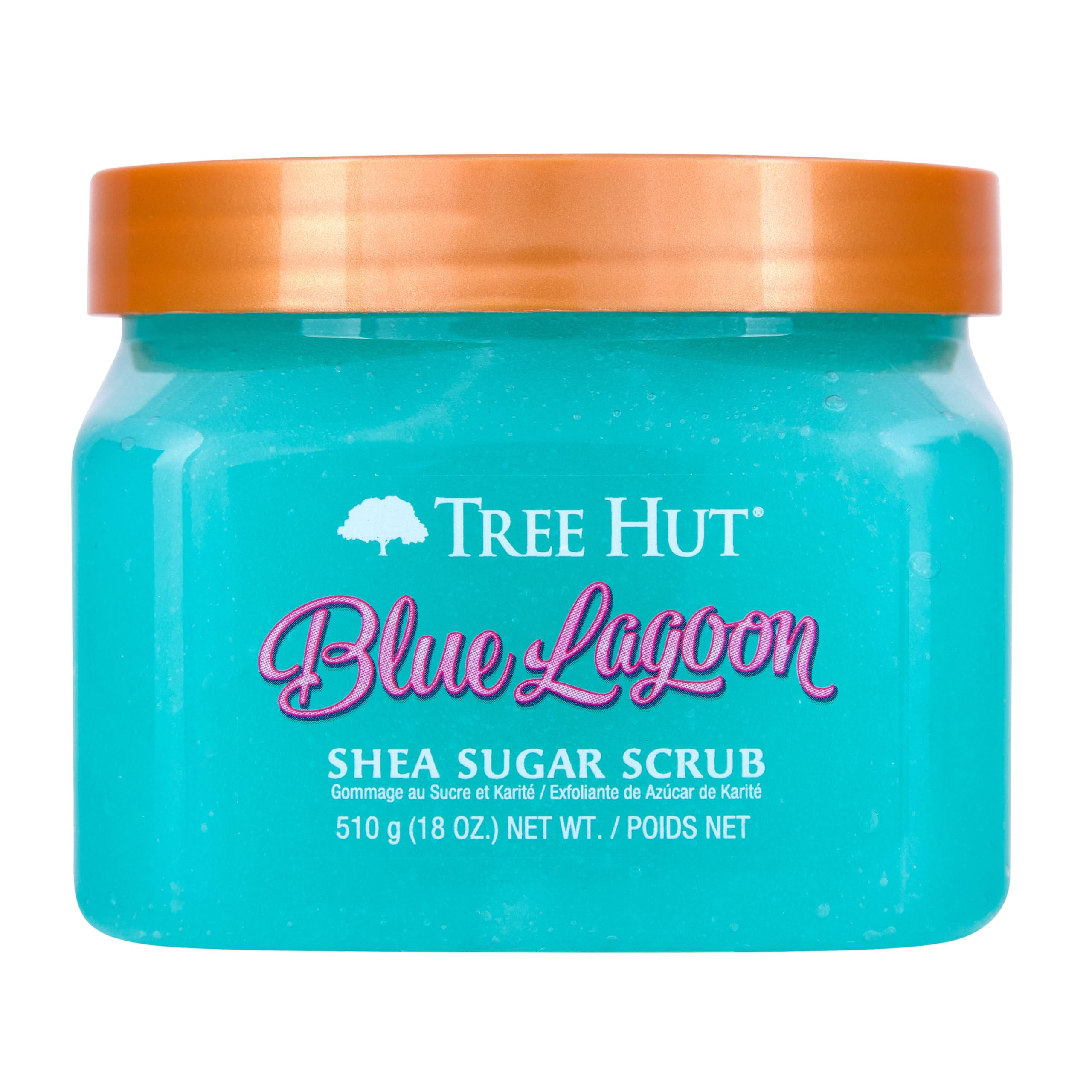 Tree Hut Blue Lagoon Shea Sugar Scrub, Exfoliating, Hydrating & Moisturizing Body Scrub with Shea... | Amazon (US)