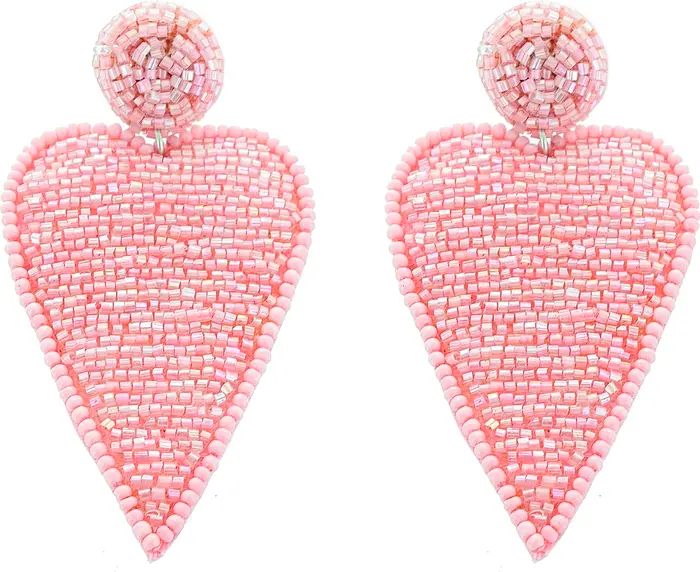 Pink Heart Drop Earrings | Nordstrom