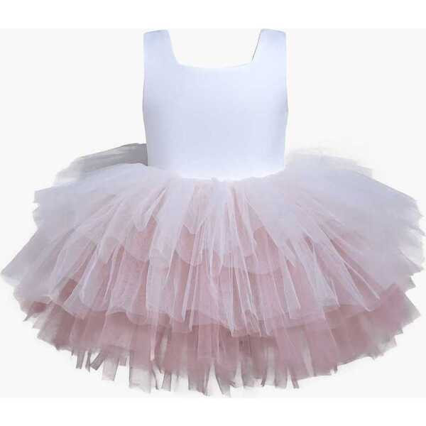 Emma Tutu Dress, White | Maisonette