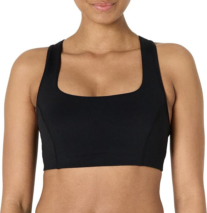 Amazon Essentials Womens Active FormFlex Buttery Soft Light Support Square Neck Racerback Sports ... | Amazon (US)