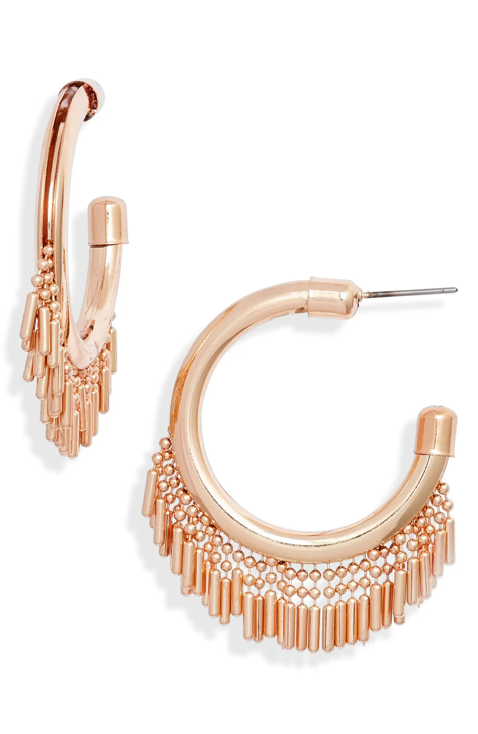 8 Other Reasons x Draya Michele Abigail Fringe Hoop Earrings | Nordstrom | Nordstrom
