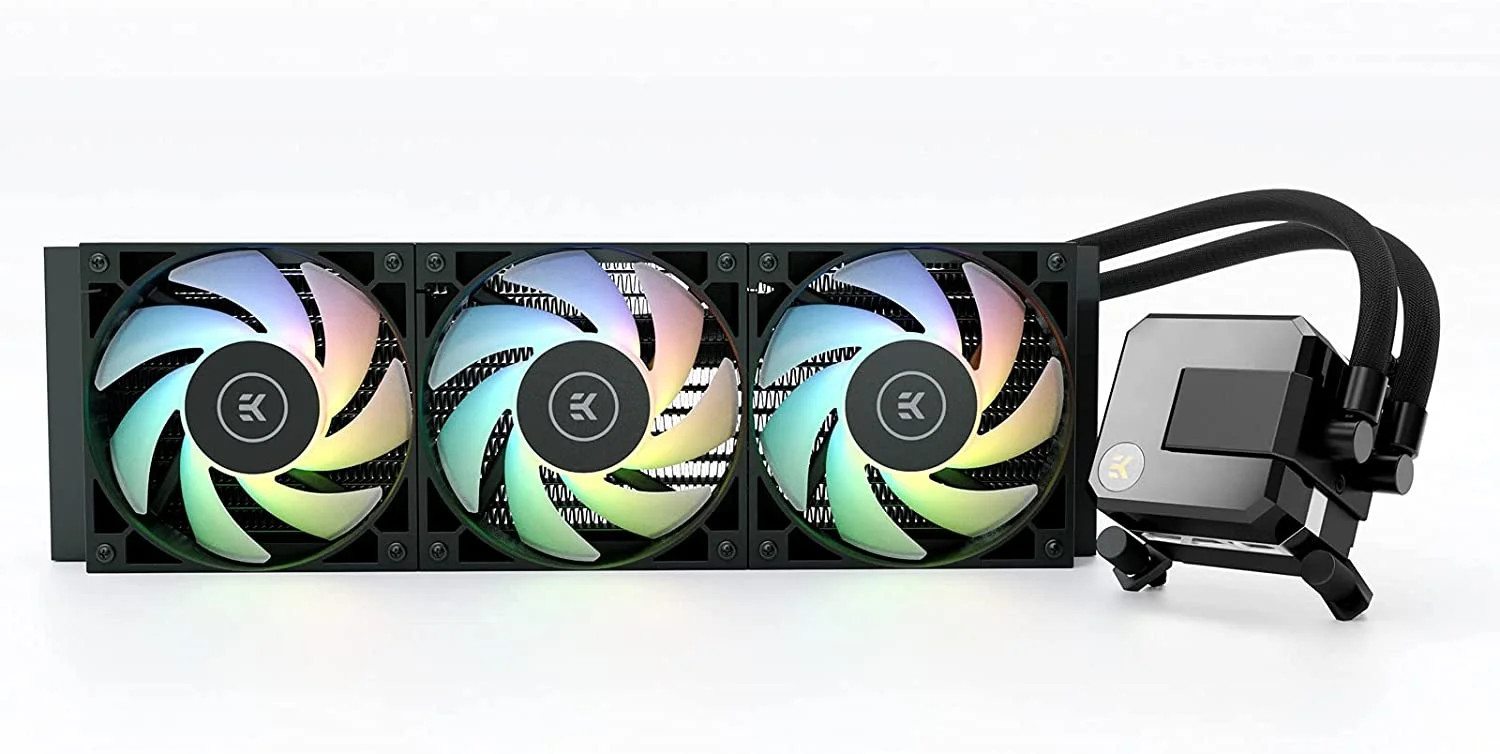 EK AIO Elite 360mm D-RGB All-in-One CPU Liquid Cooler with EK-Vardar High-Performance PMW Fans, W... | Walmart (US)