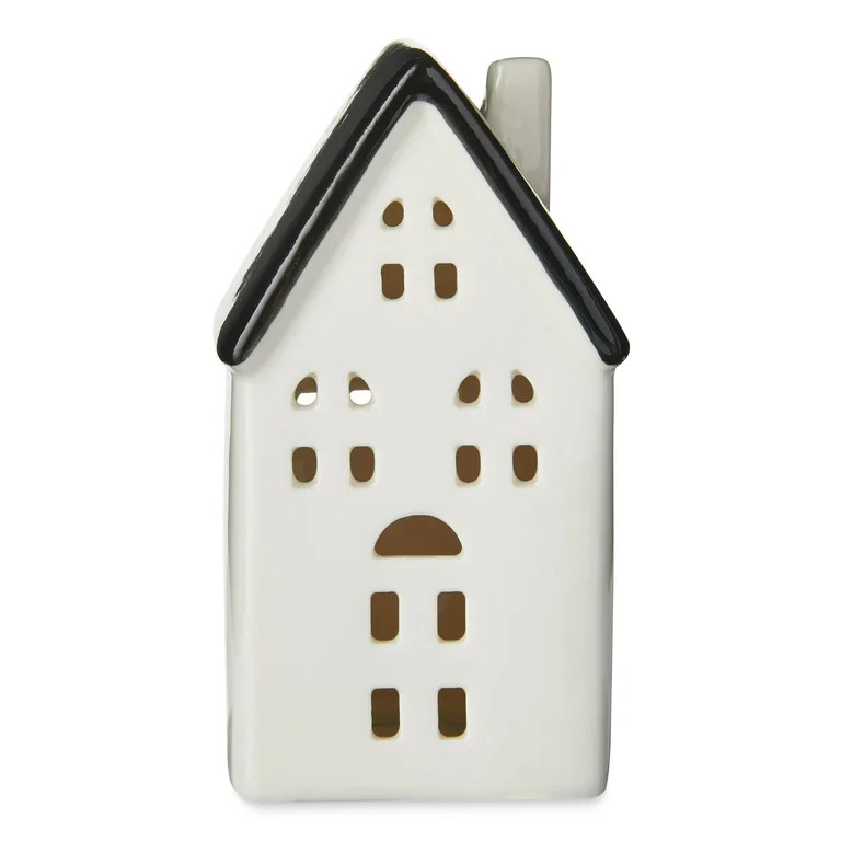 Holiday Time Ceramic House Decoration, 4" | Walmart (US)