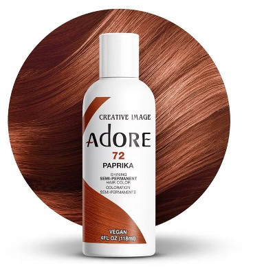 Creative Image Adore Semi-Permanent Hair Color - 72 PAPRIKA - Haircolor Dye | Target