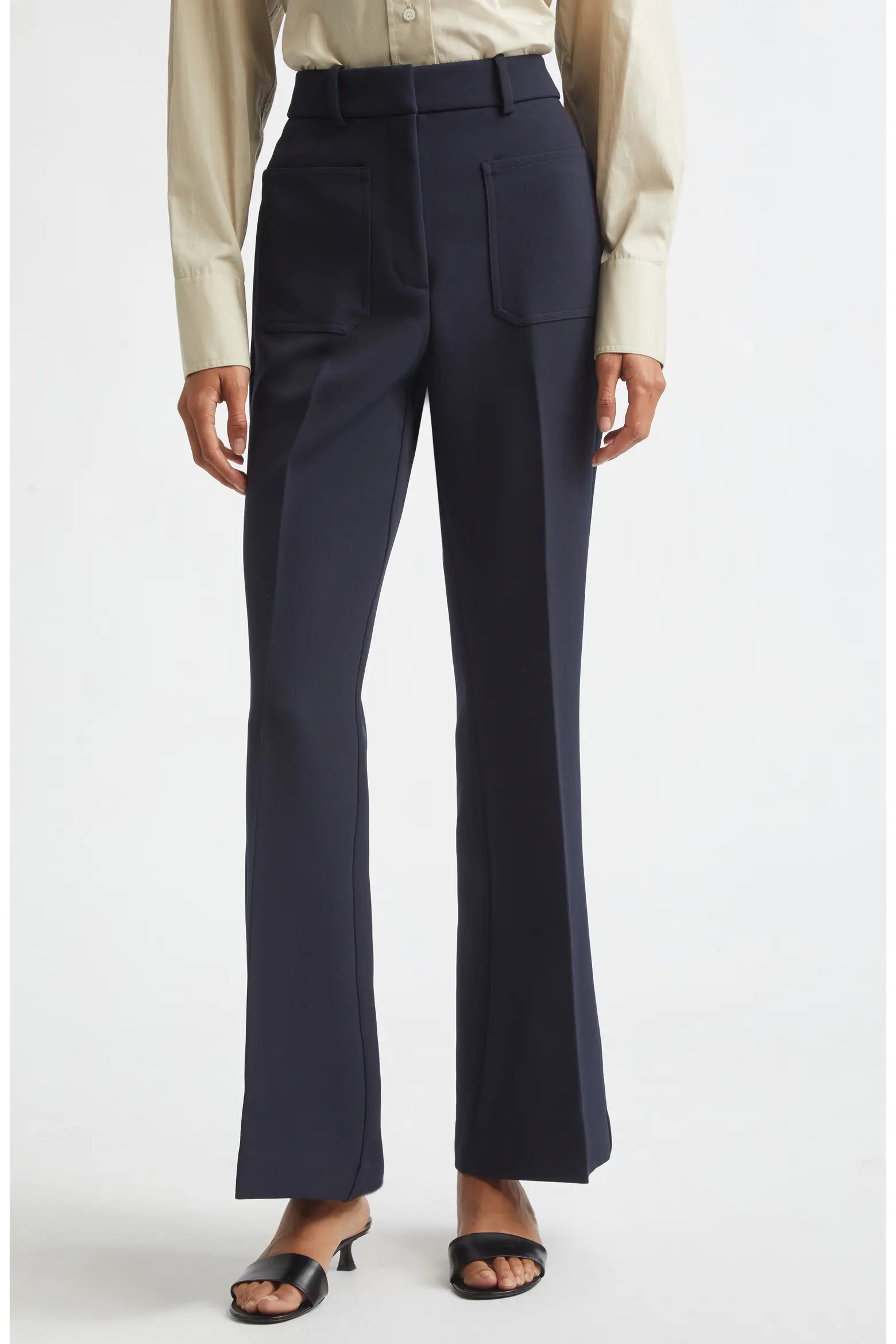 Priya High Waist Flare Leg Pants (Women) | Nordstrom | Nordstrom