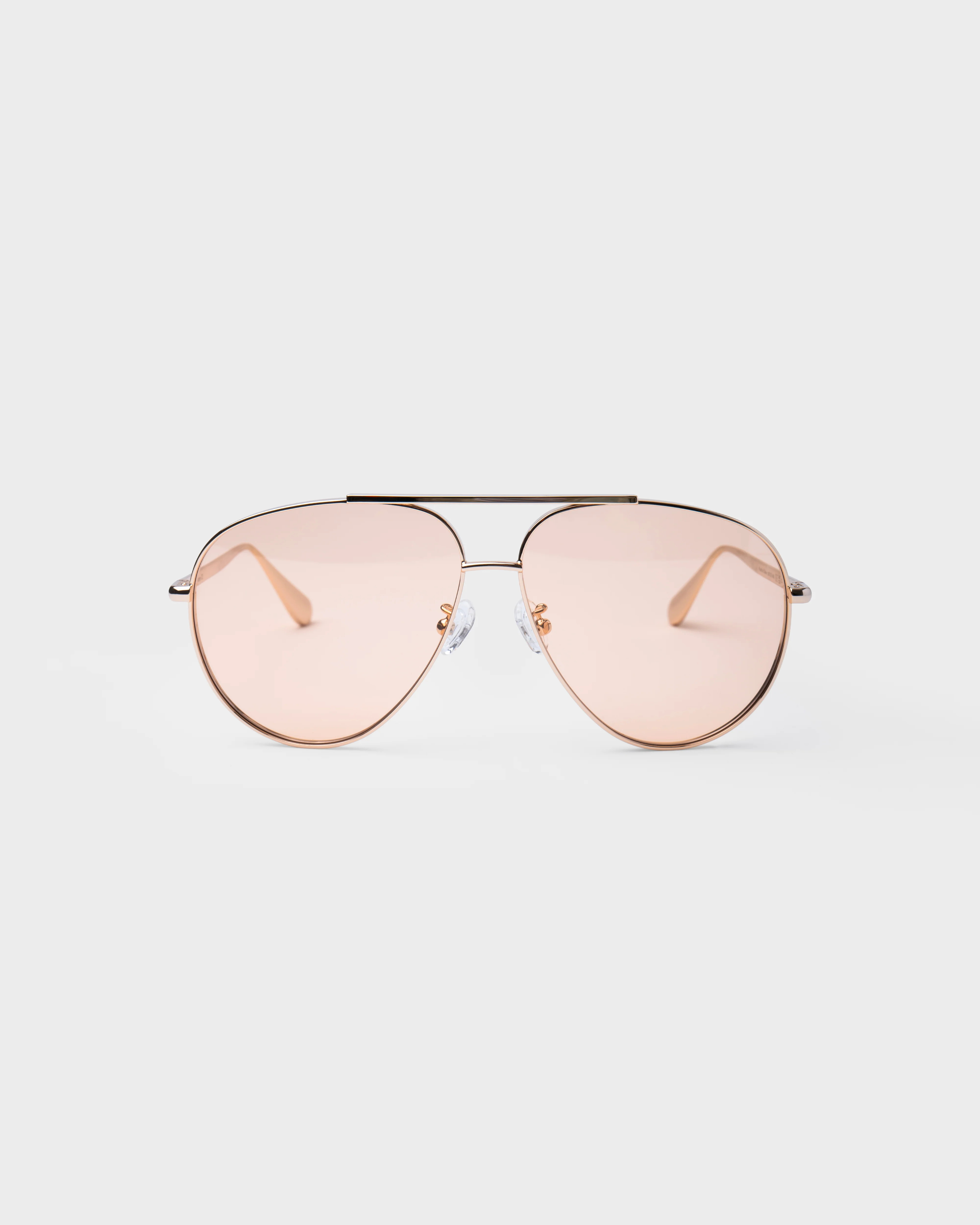The Flare Sunglasses in Light Amber | Past Midnight