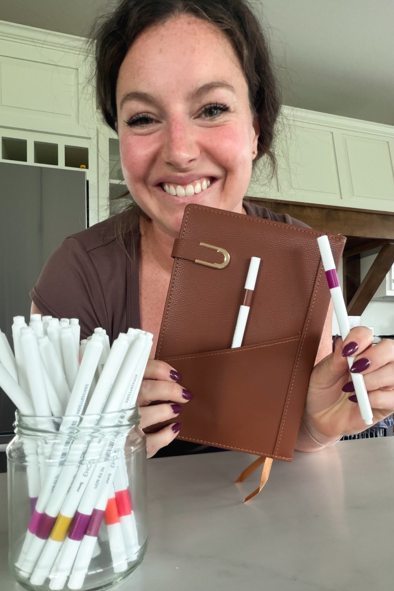 PENS!

My fave pens are still in production but hard to find. I’ll link a few packs here. And also link some similars I buy for our kids that are rated well and have all the same qualities (ultra fine felt tip)!
