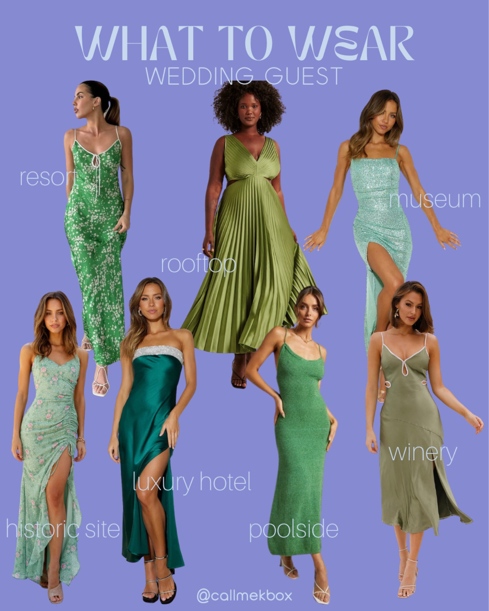Shades of green wedding guests ☘️🌴💚🌿🥝
•

Wedding Dresses, Green Dresses, Wedding Attire, Bridal Fashion, Wedding Style, Green Wedding Dresses, Wedding Venue, Outdoor Wedding, Garden Wedding, Beach Wedding, Destination Wedding, Rustic Wedding, Barn Wedding, Vineyard Wedding, Ballroom Wedding, Hotel Wedding, Country Club Wedding, Church Wedding, Formal Wedding, Cocktail Wedding, Bridesmaid Dresses, Mother of the Bride Dresses, Wedding Guest Dresses, Green Color Palette, Emerald Green Dresses, Mint Green Dresses. Sage Green Dresses, Forest Green Dresses, Teal Green Dresses, Olive Green Dresses

#LTKfit #LTKwedding #LTKFind