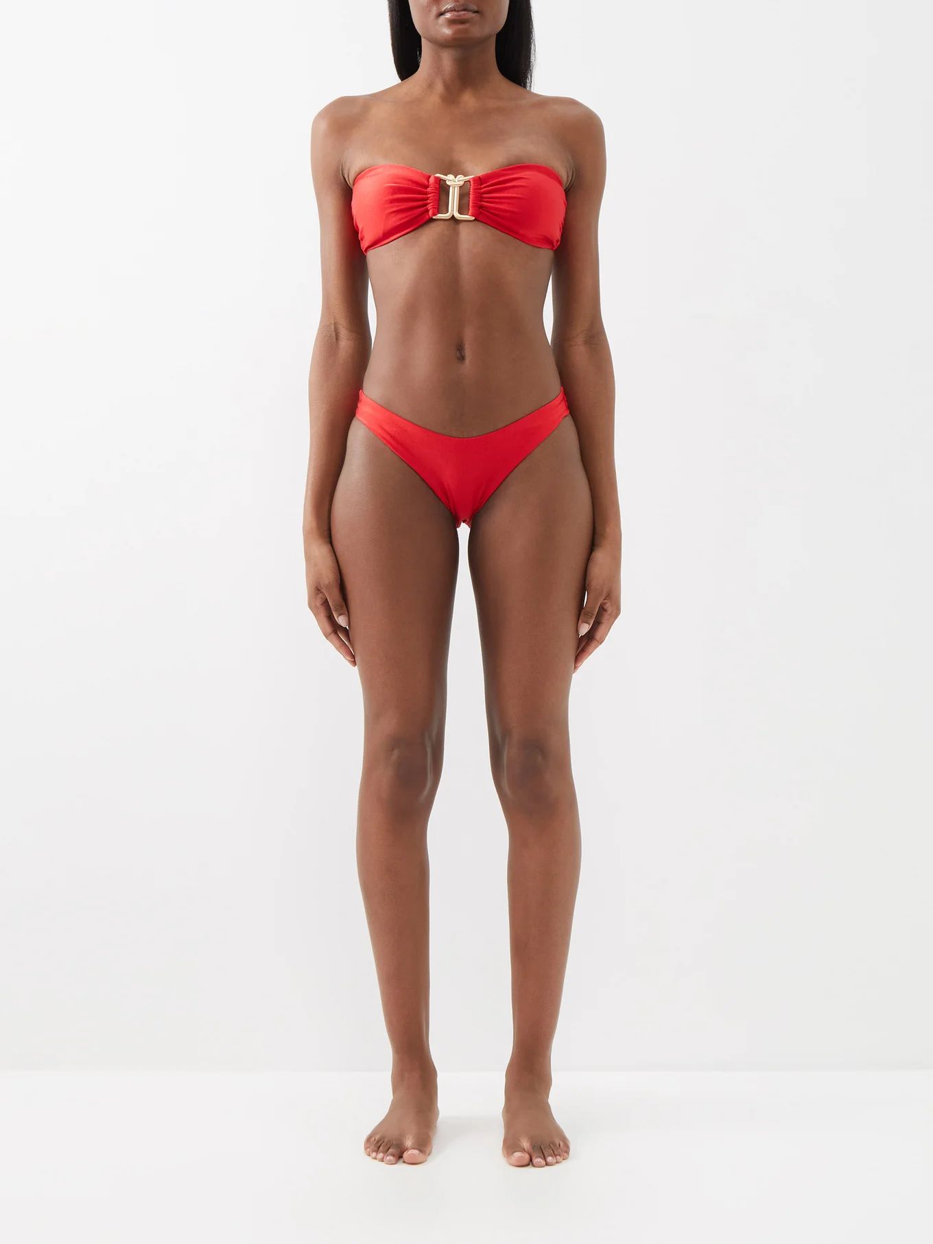 Raie buckled bikini | Matches (US)