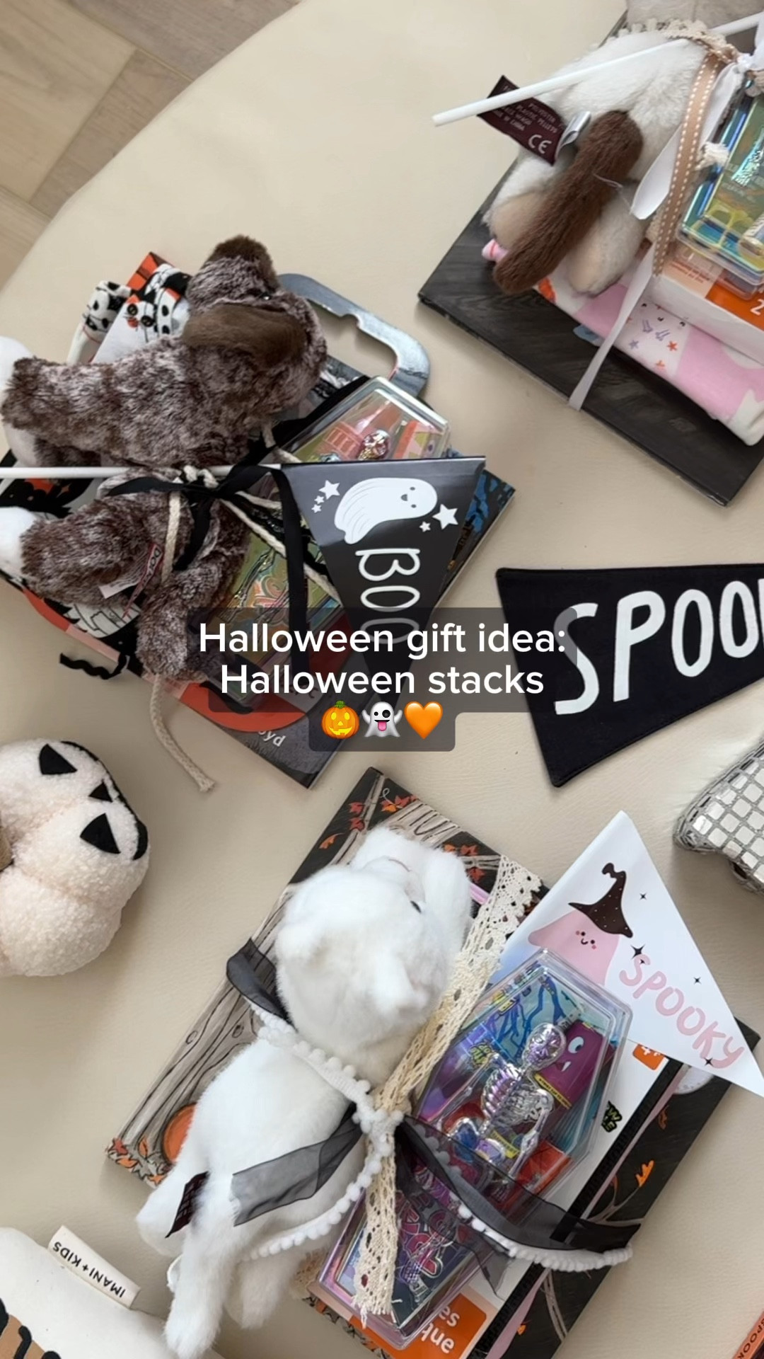 Every year, my mom throws a Halloween party for all of the grandkids and this year I was put in charge of making the party favors! 

I decided to do Halloween stacks that included a Halloween themed book, a pair of Halloween pajamas, Halloween craft, a case of candy, a Halloween pet and a Halloween flag! 

The grandkids are a wide range of ages from a newborn all the way up to an 11 year old. The stacks worked great because I could customize each of them to be age friendly based off of each kid’s age! 

I think they turned out so cute and I can’t wait to see the kids reactions when they get them 👻

| Halloween party, boo basket, Halloween party favor, kid Halloween find |

#partyfavors #halloween #halloweenkids #halloween #trickortreat #halloweenparty #halloweenkidsparty #happyhalloween #halloweendecor #spookyseason #halloweenfun #kidshalloween #halloweenideas #ltkseasonal 
#halloweenstack

#LTKKids #LTKSeasonal #LTKFamily