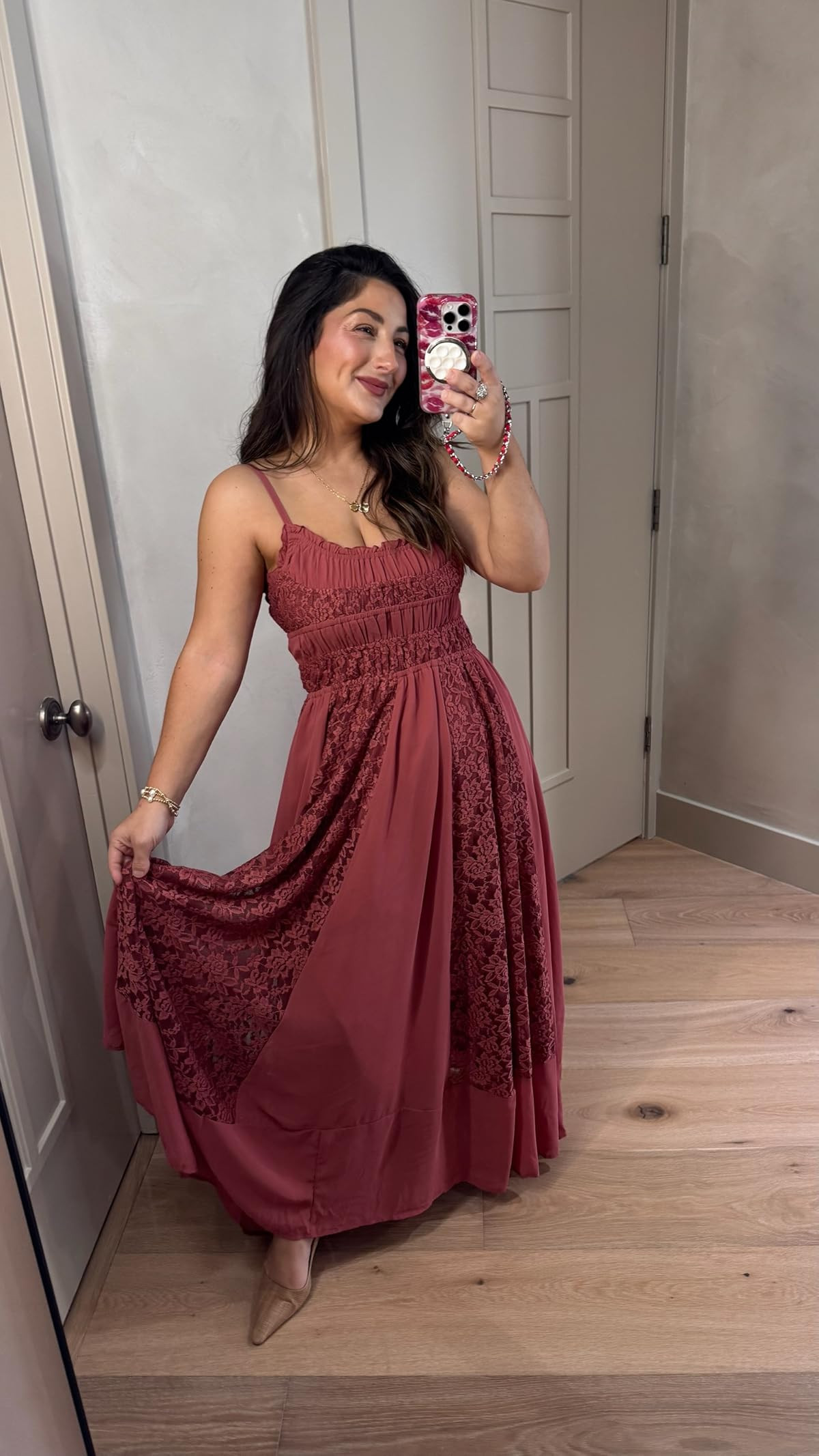 The most gorgeous dress for your next event!! Size small color rose (5'0" 140lbs) Petite friendly... | Amazon (US)