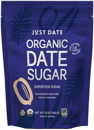 Just Date : Just Date Sugar : Organic Sugar Substitute Made From Dates - 12 oz. Box | Amazon (US)