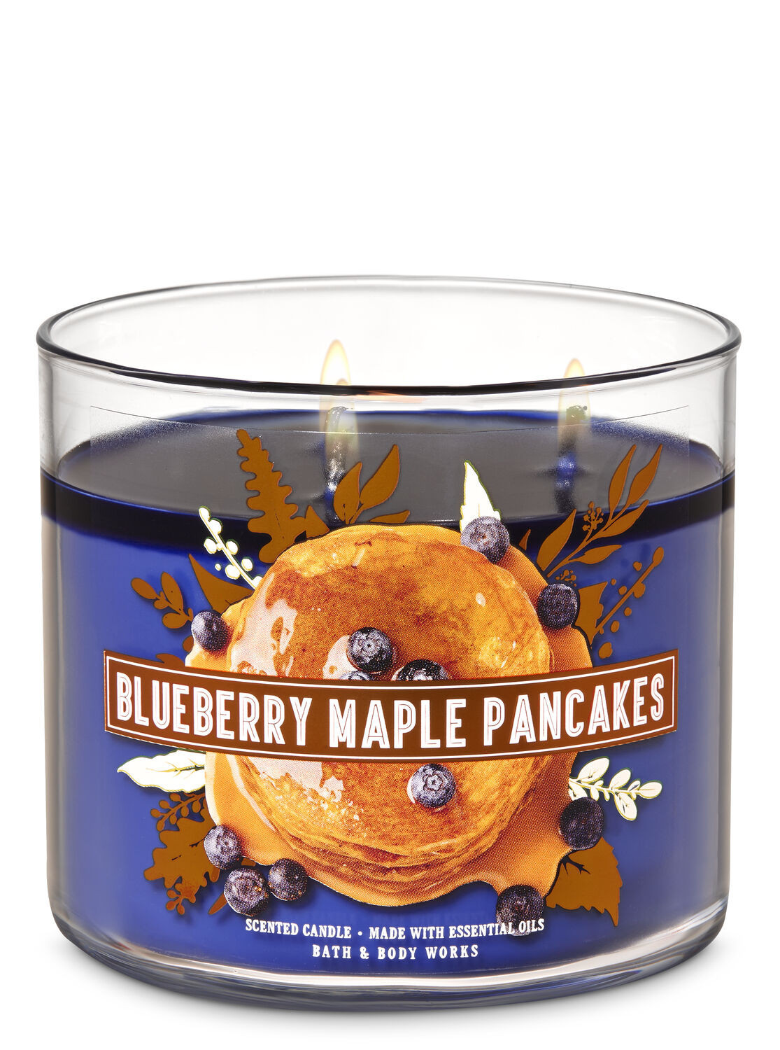 Blueberry Maple Pancakes 3-Wick Candle | Bath & Body Works