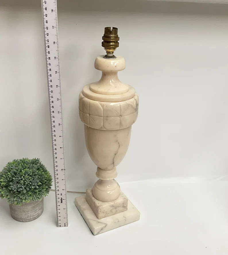 Large Marble, Onyx Lamp Base, Vintage Lamp Base - Etsy | Etsy (US)