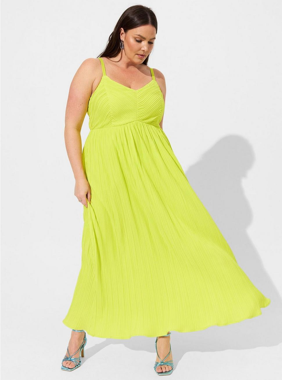 Maxi Plisse Pleated Dress | Torrid (US & Canada)