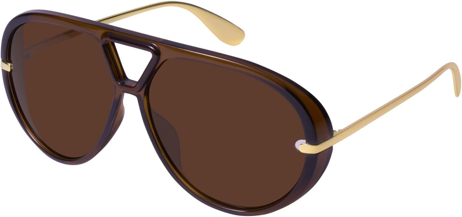 mosanana Trendy Oversized Aviator Sunglasses for Women Retro Style MS52478 | Amazon (US)