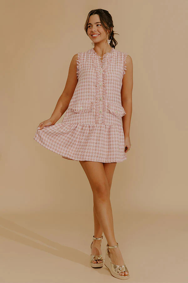 Grace and Poise Tweed Knit Mini Dress | Impressions Online Boutique