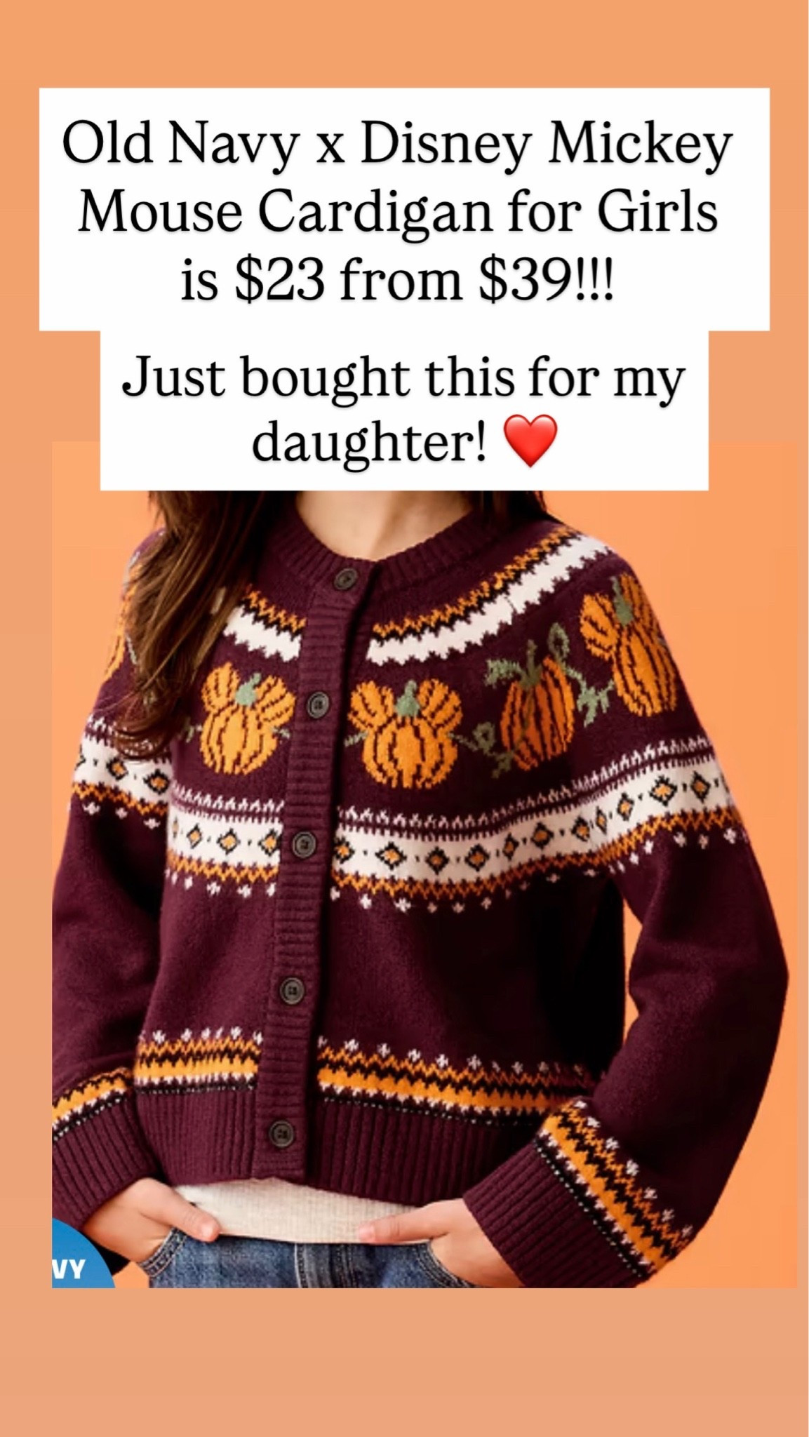 Old Navy x Disney Mickey Mouse Cardigan for Girls

#LTKKids