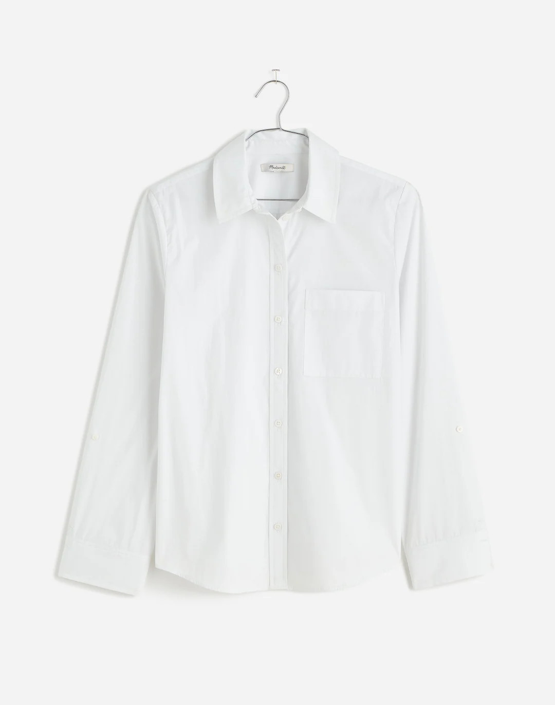 Relaxed Button-Front Shirt in Poplin | Madewell