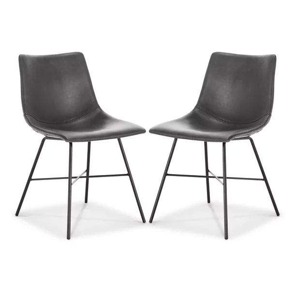 Poly & Bark Paxton Dining Chair in Grey (Set of 2) - Walmart.com | Walmart (US)