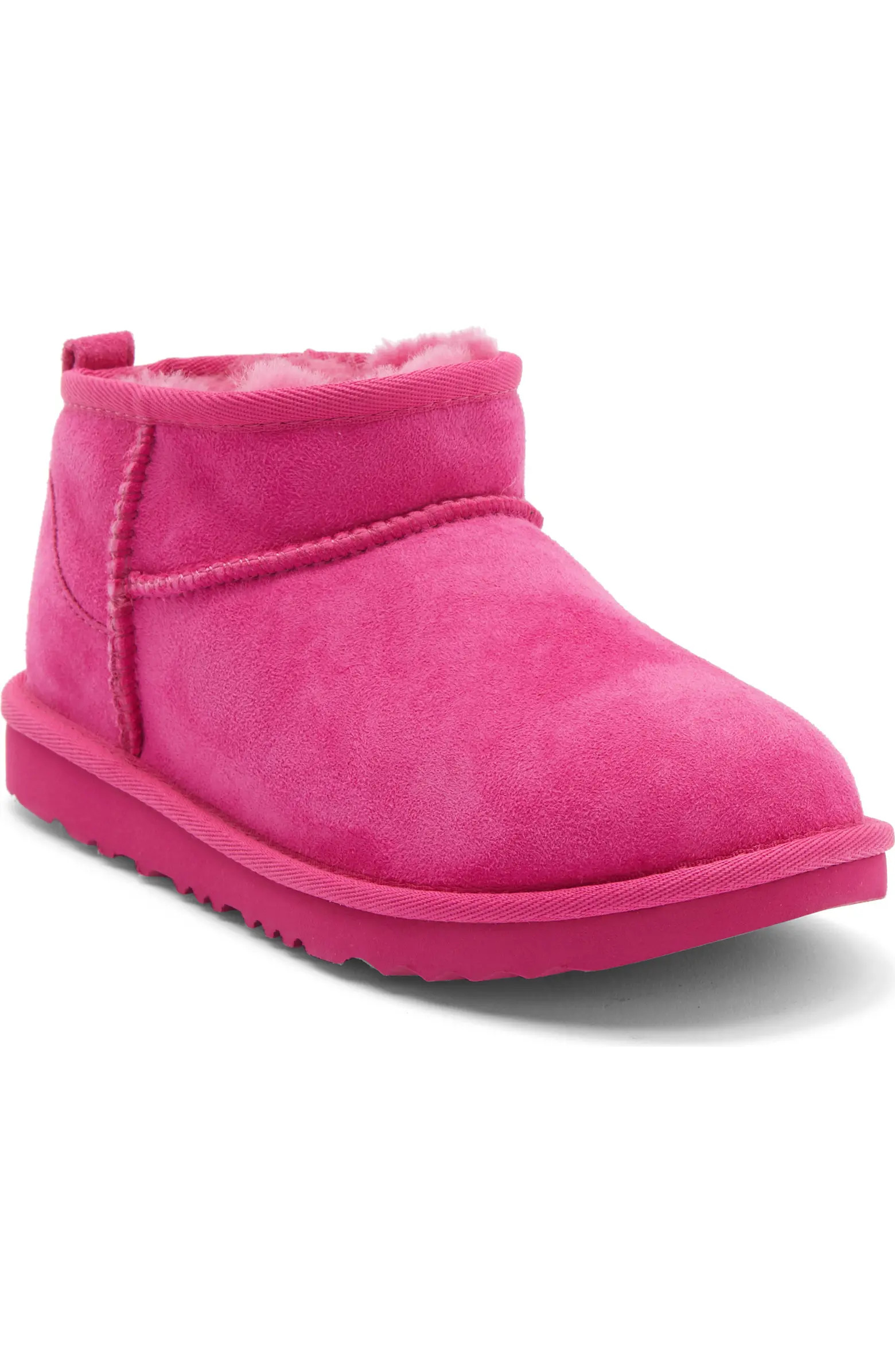 Kids' Classic Ultra Water Resistant Genuine Shearling Mini Boot | Nordstrom
