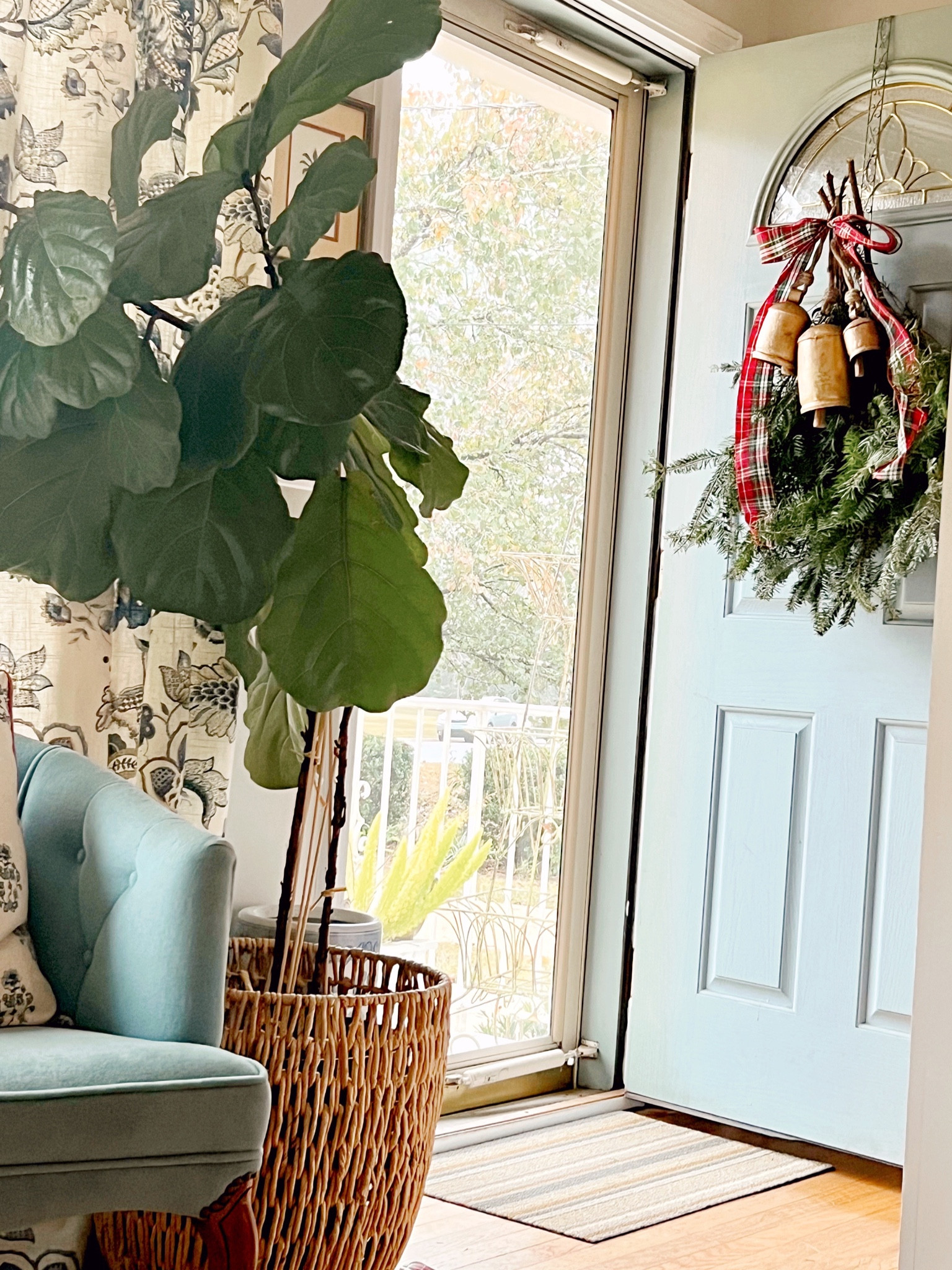 It’s December! 24 sleeps until Christmas! 

My front door swag consists of free tree clippings from the tree lot, ribbon I have for gift wrap and a trio of  bells from Amazon…tied up with fishing line. Pretty, simple and smells good, too! 

#theprettiestsighttosee #onyourownfrontdoor #freshgreenery #firtreeswag #freshchristmas #howivintage #vintagehome #collectedhome #frontdoor #christmasdecor #christmasfrontdoor #grandmillennial #grandmillenial #grandmillennialchristmas #grandmillennialhome #freshtraditional #traditionalisclassic #traditionalwithatwist #myvintagehome #seasonsofhome #myseasonalstyling #collectedhome #bluefrontdoor #jacobeanprintfabric

#LTKHoliday #LTKSeasonal