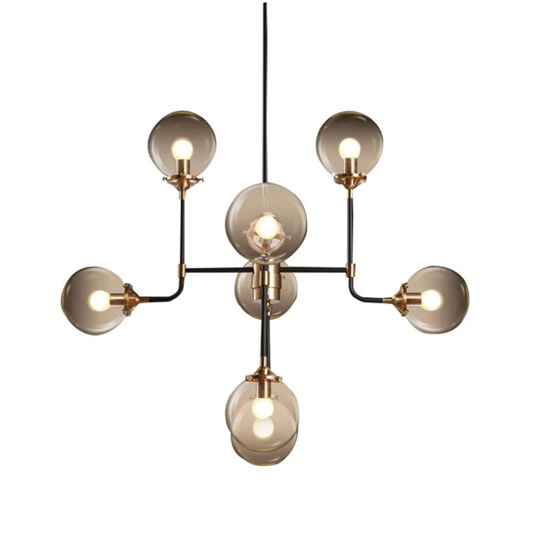 Richfield 8 - Light Sputnik Modern Linear Chandelier | Wayfair North America