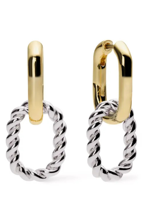 Ana Luisa Ash Double Hoop Earrings in Gold /Silver at Nordstrom | Nordstrom