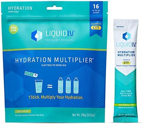 Liquid I.V. Hydration Multiplier - Watermelon - Hydration Powder Packets | Electrolyte Supplement... | Amazon (US)