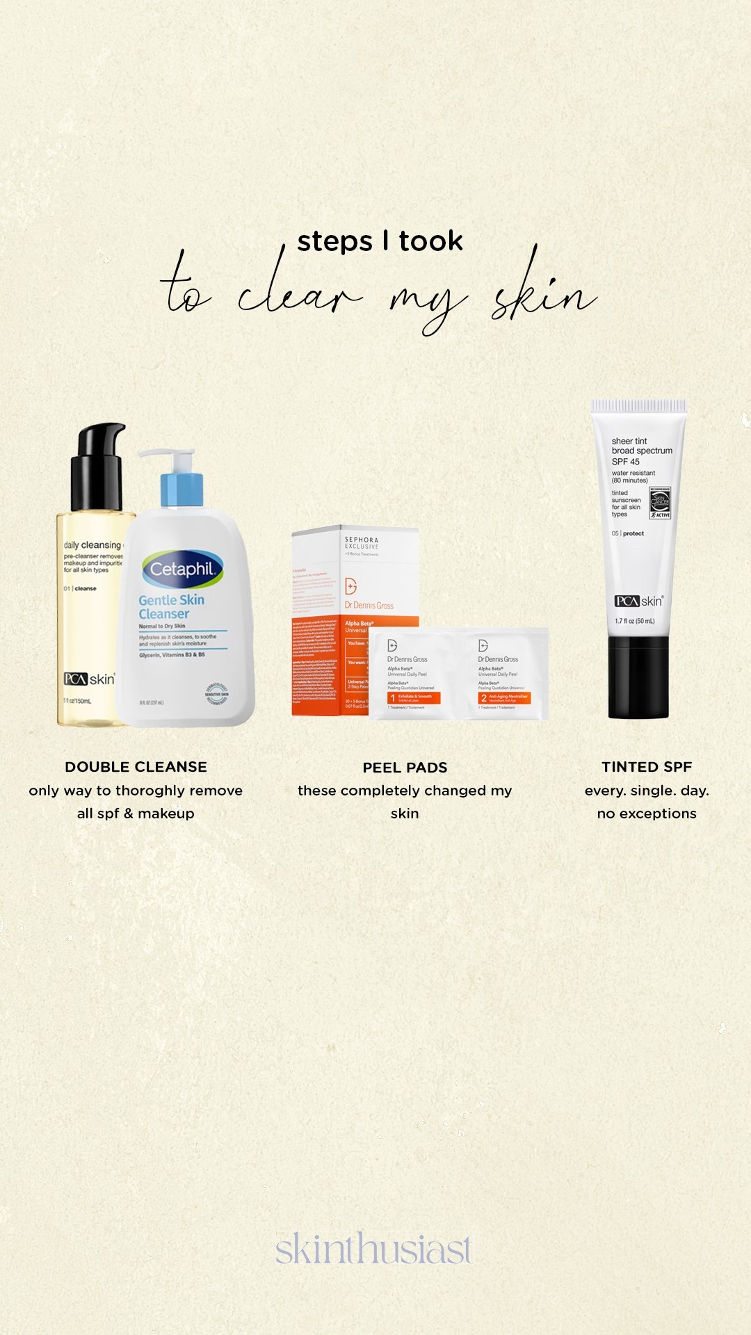 These 3 steps cleared my skin 💯

#LTKBeauty