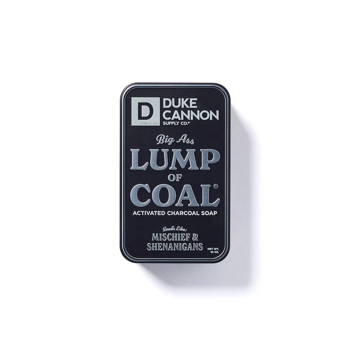 Duke Cannon Supply Co. Lump of Coal Bar Soap - 10oz - Collectable Tin Edition | Target