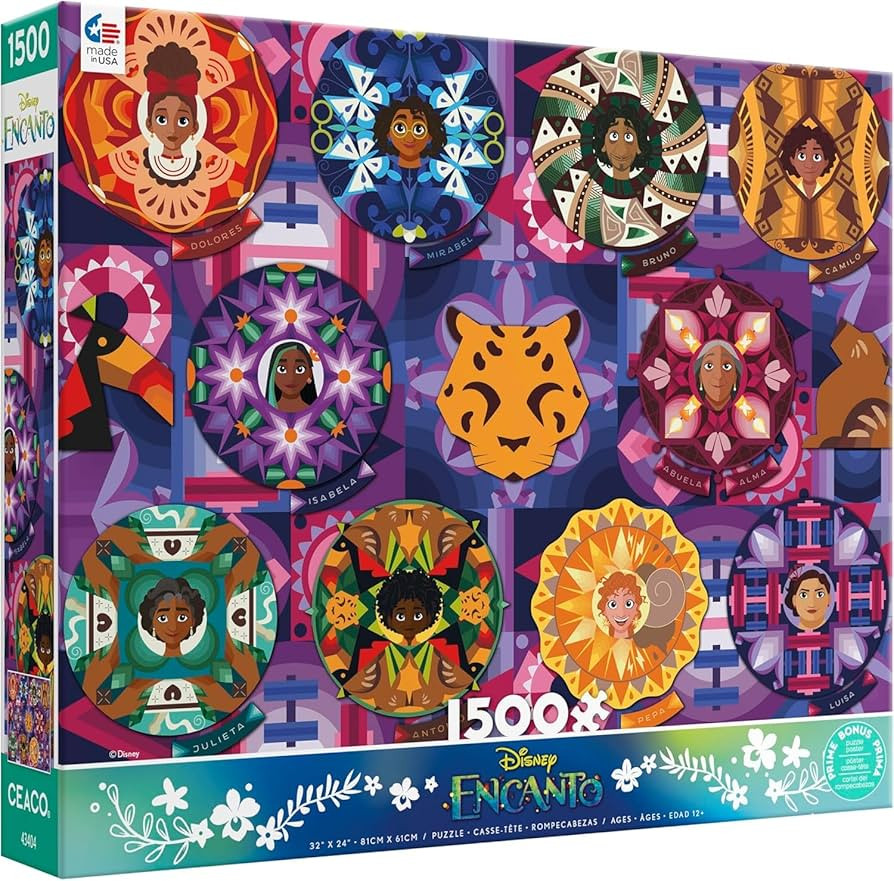 Ceaco - Disney - Encanto - Mandala - 1500 Piece Jigsaw Puzzle | Amazon (US)
