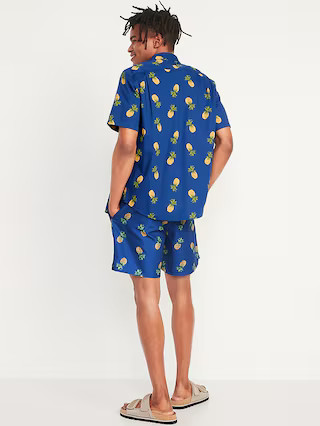 Printed Swim Trunks for Men --7-inch inseam | Old Navy (US)