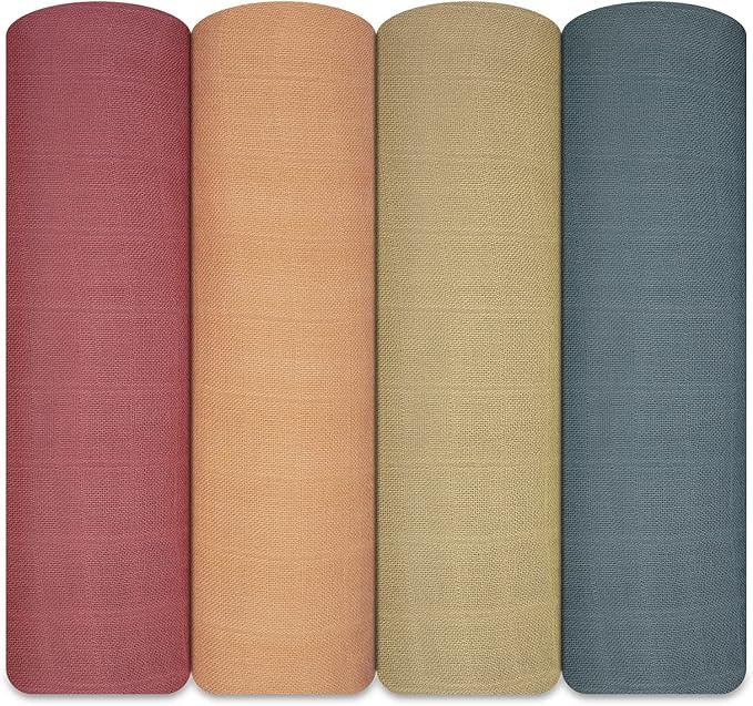 Muslin Swaddle Blankets, Mom Beebi Soft Silky Swaddle Blanket, Breathable and Skin-Friendly Baby ... | Amazon (US)