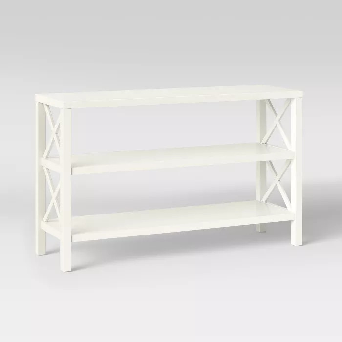 Owings Console Table with 2 Shelves- Off White - Threshold™ | Target