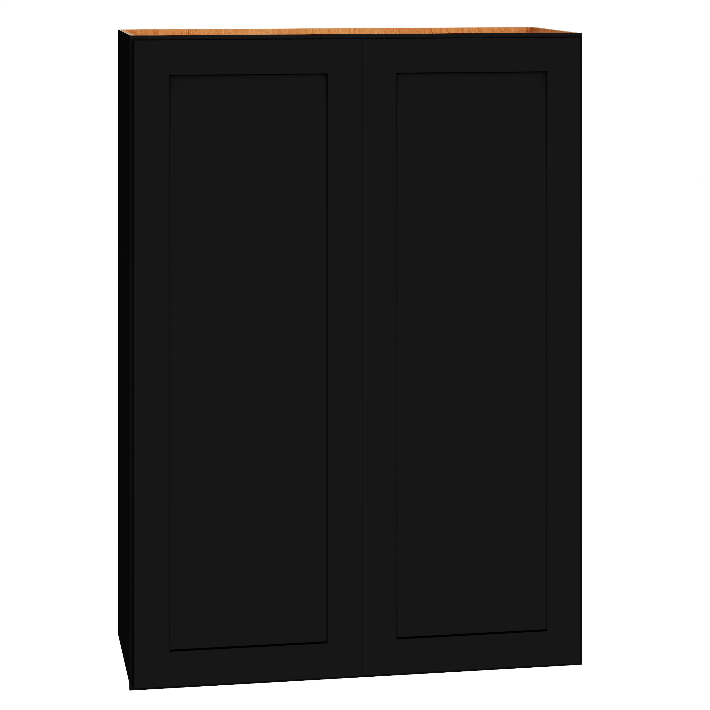 Diamond Express Jamestown 30-in W x 42-in H x 12-in D Black Wall Fully assembled Plywood Cabinet (Recessed Panel Shaker) | 61I-W3042 | Lowe's