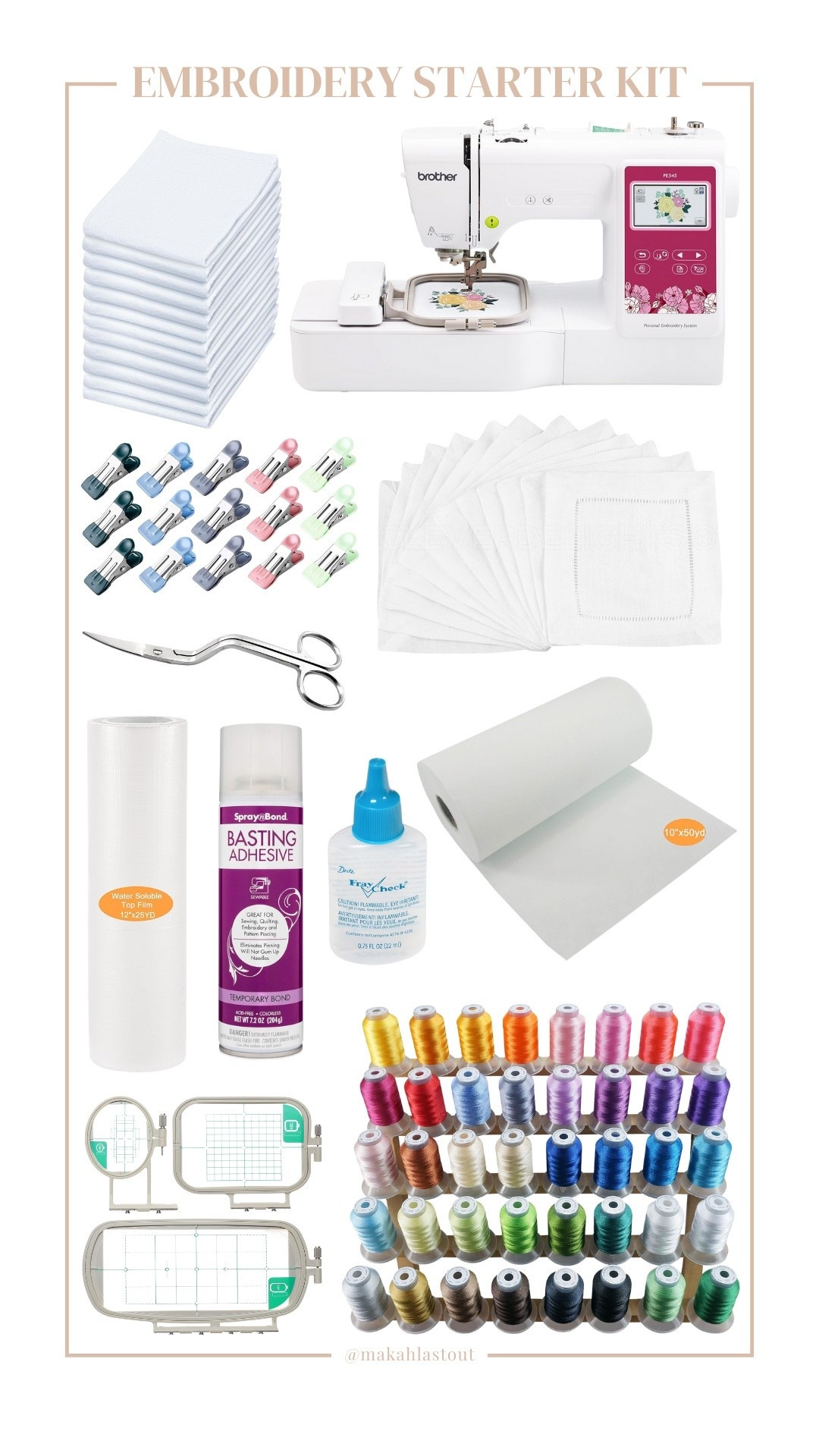 Machine embroidery starter kit!

#LTKWedding #LTKBaby #LTKHome