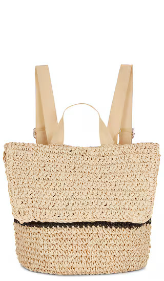 Beachy Backpack in Natural | Revolve Clothing (Global)