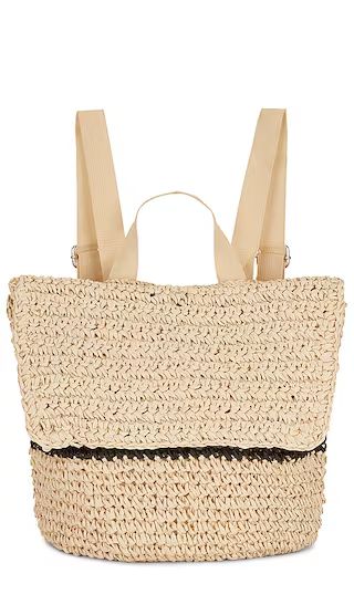 Beachy Backpack in Natural | Revolve Clothing (Global)