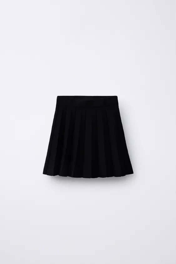 PLEATED KNIT SKIRT | Zara US