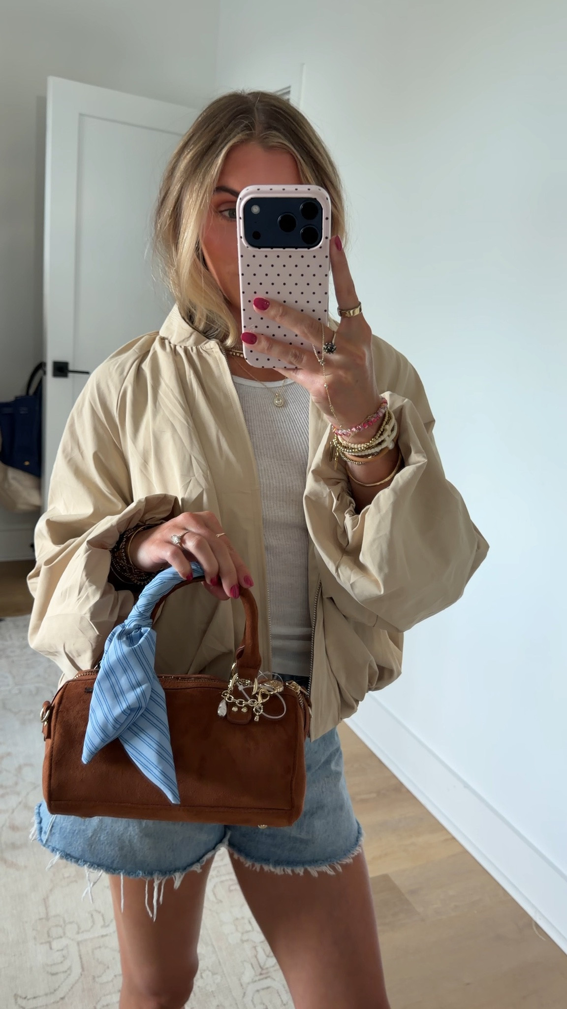 The Madde NYC Small Top Zip Faux Suede Handbag—crafted in a soft faux suede for a chic look, this baguette-silhouette handbag tucks neatly under your arm like it’s meant to be there. Running late? Clip on the crossbody strap and go hands-free? Feeling stylish? Add the scarf, let the keychains swing, and your look is now complete. With a top zip to secure the essentials, this handbag is a versatile choice for any type of day.

#LTKootd #LTKSeasonal #LTKSaleAlert