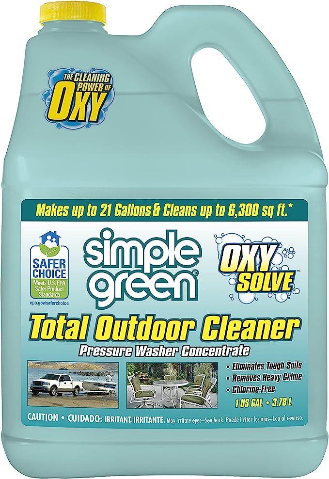 Simple Green Oxy Solve Total Outdoor Pressure Washer Cleaner – 1 Gal | Amazon (US)